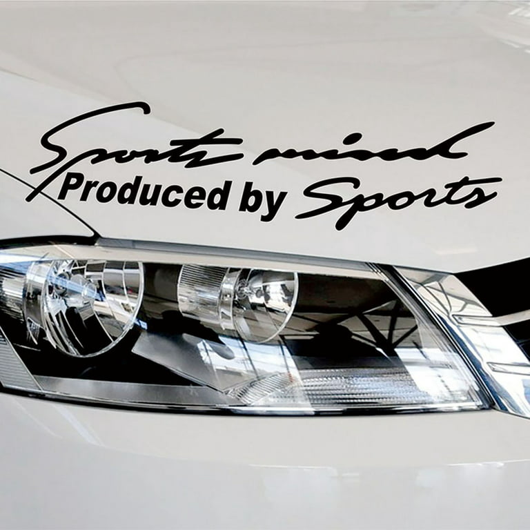 Car Styling Sports Mind Sticker Emblem Badge Decal Auto Headlight Bonnet  Sticker 
