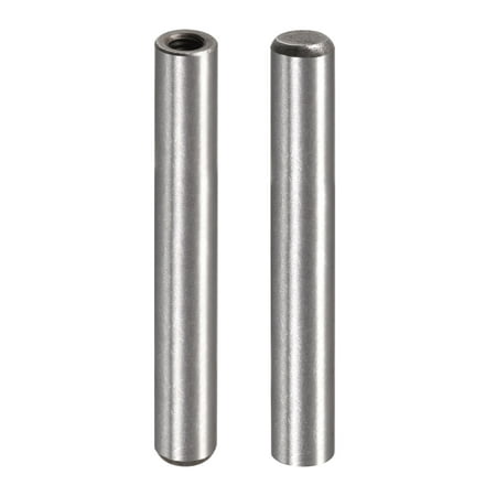 

M6 Internal Thread Dowel Pin 2 Pack 10x70mm Chamfering Flat Carbon Steel Cylindrical Pin