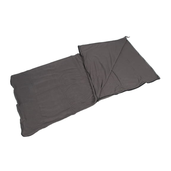 NFTIGB Fleece Sleeping Bag Foldable Sleeping Liner Portable Zippered Blanket for Camping Traveling Backpacking Hiking Grey 72.8 inches / 185 cm Lightweight Outdoor Gear