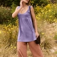 thumbnail image 6 of Zekutng Summer Dresses for Women New Spring/Summer Round-Neck Polka Short Sleeved Knee Length Dress,Sizes S-2XL, 6 of 8