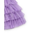 thumbnail image 3 of Wonder Nation Little Girls Mesh Tiered Skirt, Sizes 4-10, 3 of 3