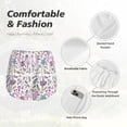 thumbnail image 5 of Disketp Summer with Flamingo Print Women's Shorts Workout Shorts for Athletic Gym Running Shorts with Phone Pockets Large, 5 of 8