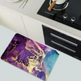 thumbnail image 5 of Diatomaceous Earth Bath Mat,Purple, Gold and Blue Marble Non-Slip Volume Super Absorbent Fast Drying for Bathroom Kitchen Door mat,Eco-Friendly Easy to Clean 20×31Inch (50 * 80cm), 5 of 6