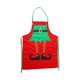 thumbnail image 2 of Delantal navideño para mujer, delantal decorativo, delantal de chef ajustable, delantal navideño Rojo, 2 of 9
