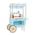thumbnail image 2 of Teamson Kids My Little Helper Ice Cream Cart & 33 pc. Accessory Set, Blue/White, 2 of 16