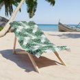 thumbnail image 1 of Tropical Bliss White Beach Towel, 1 of 3
