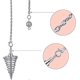 thumbnail image 3 of 3pcs Copper Metal Dowsing Pendulum Divination Dower Reiki Healing Pendulum Chain,Silver Spiral Coil Point Meditation Yoga Balancing Pendant, 3 of 5