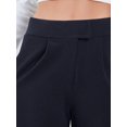 thumbnail image 4 of High Waist Elastic Crepe Palazzo Pants, 4 of 7