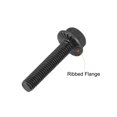 thumbnail image 4 of M5x25mm Hex Serrated Flange Bolts 10.9 Grade Carbon Steel Screws 10 Pack, 4 of 5