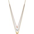 thumbnail image 2 of 14K Tri-Color Three Heart With 1In Ext. Necklace (17 X 10.96) Made In Turkey sf2643-16, 2 of 5