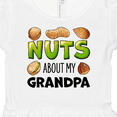 thumbnail image 4 of Inktastic Nuts About My Grandpa Peanut, Almond, Pistachio Girls Baby Dress, 4 of 5