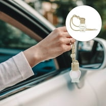 CIMAXIC Car Aromatherapy Diffuser Pendant with Perfume Bottle, Assorted Colors, 10-Pack Air Freshener Accessories
