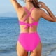 thumbnail image 5 of Traje de baño de dos piezas Tankini para mujer, estilo conservador de primavera, con falda de color liso y abertura en la parte delantera, tankinis para mujer, trajes de baño de dos piezas para mujer,, 5 of 7