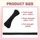 thumbnail image 2 of Cuerda de Paracord Uxcell de 550lb 200ft, Cuerda de Tienda de 4mm, Cuerda Pesada de Núcleo de 7-Hilos para Uso Exterior Negra, 2 of 6