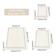 thumbnail image 4 of Wooden Basket Bottom 3 Size 5.9x3.9/9.8x5.9/11.8x7.8 Inch Rectangle Blank Natural Crochet Basket Wood Base Bottom Shaper for DIY Knitting Crochet Yarn Storage bag Basket Weaving Undyed, 4 of 6