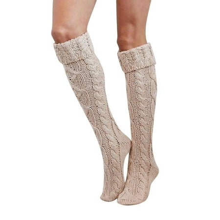 

Ladies OVER Cotton High Stockings KNEE Warm the Thigh Socks Long Girls Women Socks Wombat Socks