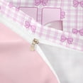 thumbnail image 3 of Erosebridal Dreamy Princess Bowknot Twin Bedding For Kids,Girls Ribbon Bow Theme Initial Letter H Duvet Cover Set,Pink Reversible,2-Piece(No Comforter), 3 of 6