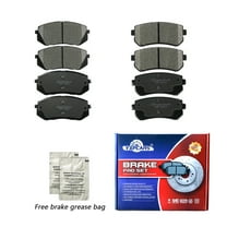 Front & Rear Ceramic Brake Pads For 2011 - 2016 Hyundai Tucson Kia Sportage