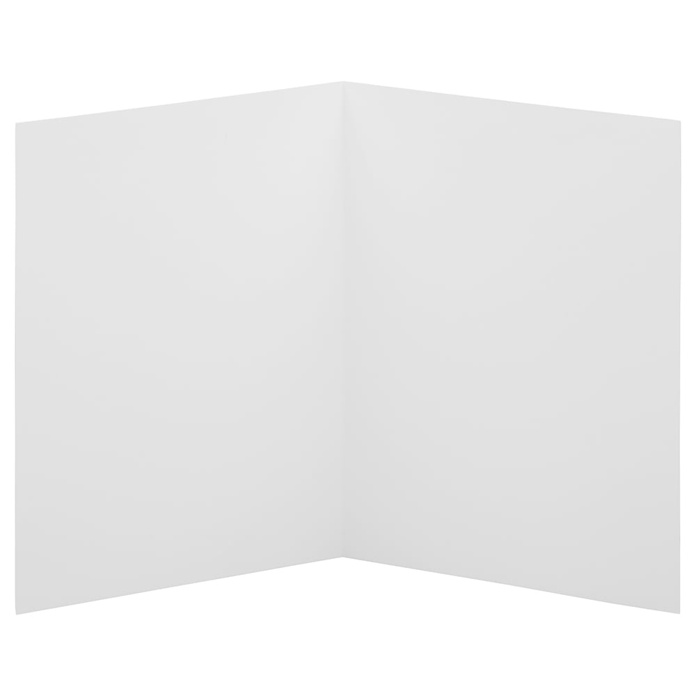 JAM Paper Foldover Cards, 5 1/4 x 7 1/4, 25/Pack, Bright White Wove