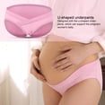 thumbnail image 1 of Calzoncillos de mujer embarazada, calzoncillos de algodón transpirables en forma de U, calzoncillos de cintura baja, rendimiento de alta gama, 1 of 9
