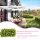 thumbnail image 4 of Panel de pared artificial con hojas artificiales, decoración de pared con fondo de plantas verdes, 4 of 5