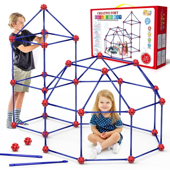 Kit de construcción Fort SpringFlower 140 unidades para niños de 4 a 12 años