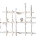 thumbnail image 5 of Grid Patterned Geometric Wall Décor - 32" x 1.5" x 26" - Large - White/Gold, 5 of 7