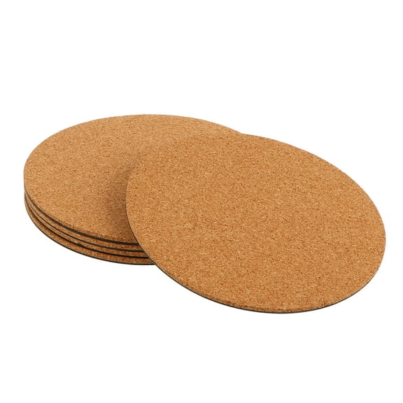 5 Pcs Cork Planter Mat Indoor Plants Garden Plant Pad Gardening Tray Cork Hot Pad Flowerpot Pad Gardening Cork Coaster