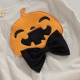 thumbnail image 5 of Okbabeha My First Halloween Baby Girl Boy Outfit Cute Pumpkin Romper Onesie Corduroy Overalls Halloween Baby Clothes, 5 of 7