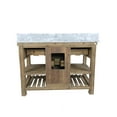 thumbnail image 2 of InFurniture Rustic Style Marble Top with SQ Sink 48-inch Single Sink Bathroom Vanity, 2 of 3