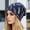 Navy, variant on QSAWXQZ Women's Printed Head Wrap Turban Feather Print Soft Stretch Sleep Cap Outdoor Bandana Free Size