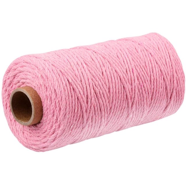 Cuerda de algodón verde de 100m para jardín, cuerda artesanal de 3mm, cuerda verde para panaderos, cuerda de embalaje para decoración de jardinería y proyectos caseros JFHHH pequeña