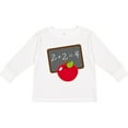 thumbnail image 3 of Inktastic Chalkboard and Apple School Boys or Girls Long Sleeve Toddler T-Shirt, 3 of 5
