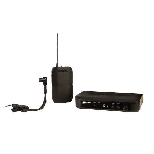 Sistema de micrófono inalámbrico Shure BLX14/B98 para banda H10 de latón