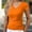 Orange, variant on WCJM Women's Short Sleeve T-shirt Women Short Sleeve Cotton V Neck Ribbed Slim Fit Top Ladies Casual Summer Basic Tee(Black,4XL)