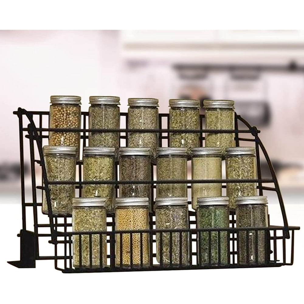 Retractable Kitchen Storage Organiser,3Tier Hanging Pantry Storage for