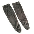 thumbnail image 2 of Calentador de piernas de felpa, calcetines hasta la para mujer, calcetines cómodos para dormir, medias de invierno, calcetines hasta el muslo Gris Yinane Calentadores de piernas de felpa, 2 of 8