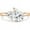 Rose, variant on 925 Sterling Silver 14K Yellow Gold Plating Pear Cut White Diamond Toi Et Moi 2-Stone Bridal Anniversary Wedding Engagement Ring For Women