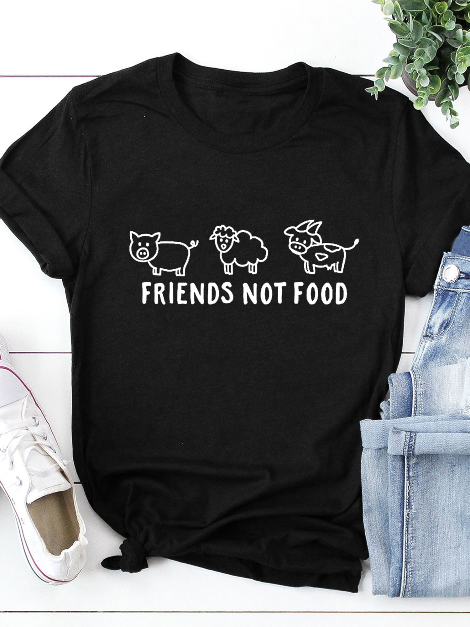 Friends Women's short sleeve t-shirt Not Food
