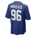 thumbnail image 3 of Men's Nike Henry Mondeaux Royal New York Giants Game Player Jersey, 3 of 3
