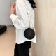 thumbnail image 2 of Tendencia de personalidad para la cena, nuevo bolso de hombro de diamantes de moda europea y americana 2025, bolso cruzado con cadena y bola para mujer, bolso redondo pequeño, 2 of 5