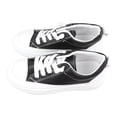 thumbnail image 4 of Women Low Top Sneaker Comfortable PU Leather Slip On Height Increasing Fashion Casual Shoes for Women Black 37 Size, 4 of 24