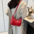 thumbnail image 3 of Bolso La Axila Hombro para Mujeres Correa Ajustable PU Cuero Con Color Sólido Viajar Por, 3 of 9