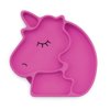 Bumkins Baby and Toddler Silicone Grip Dish, Kids Plate for Ages 6 months+ Unicorn