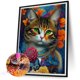 thumbnail image 2 of Pintura de diamante 5D DIY Kit de gato de taladro redondo completo Decoración del hogar Artesanía Hugtrwg Para estrenar, 2 of 9