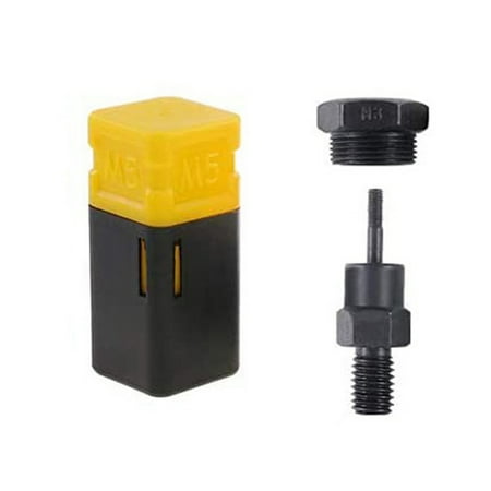 

Feiruifan High Strength Good Toughness Wear Resistant 1 Set M3 M4 M5 M6 M8 M10 M12 Riveter Tip Metric Bright Color Strong Sturdy High Strength Riveter Head for Home