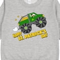 thumbnail image 3 of Inktastic Happy St. Patrick's Day Monster Truck with Leprechaun Toddler Sweatshirt, 3 of 4