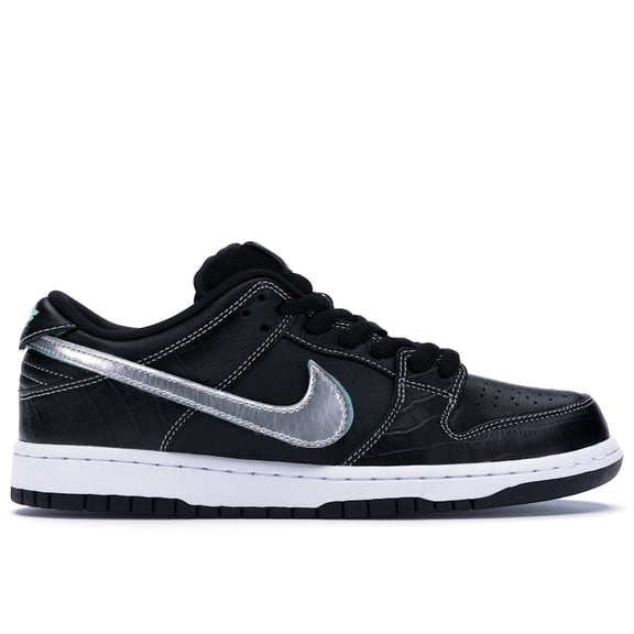 Nike Men's SB Dunk Low Diamond Supply Co. Black Diamond Skateboarding Shoes, from StockX