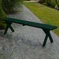 thumbnail image 1 of A &amp; L Furniture Yellow Pine Cross Legged Picnic Table with 2 Benches, 1 of 2