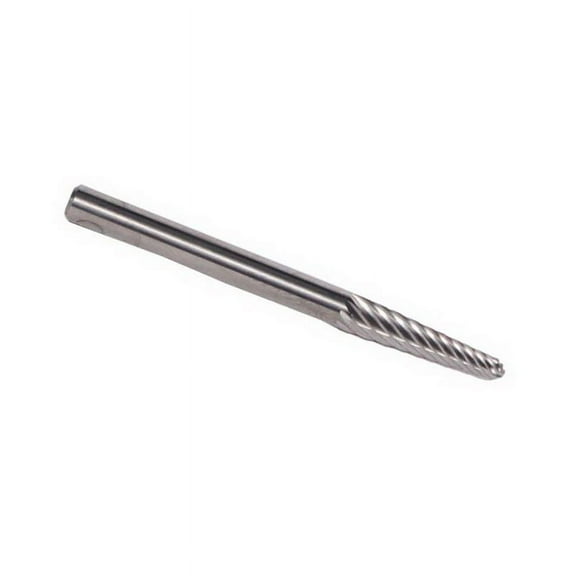 Drill America Cone 14 Taper Carbide Burr 1/8'' Shank (Set of 2)